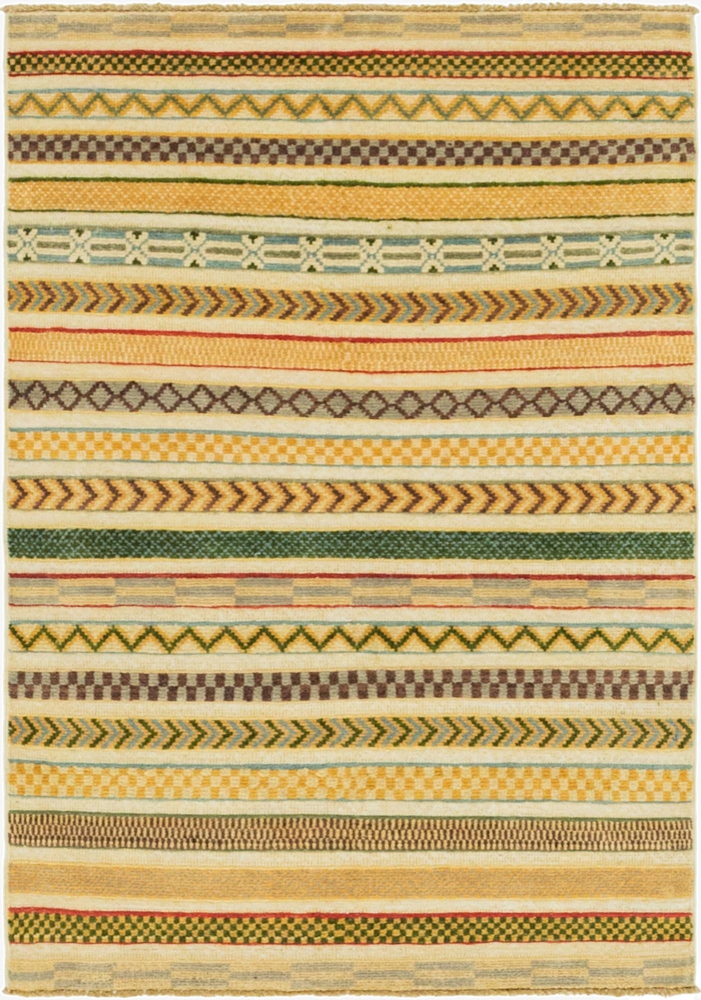 2' 8 x 4'  Hand Knotted Modern Ziegler Rug