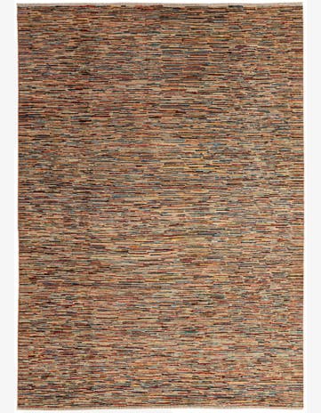 6' 9 x 9' 3 Hand Knotted Modern Ziegler Rug