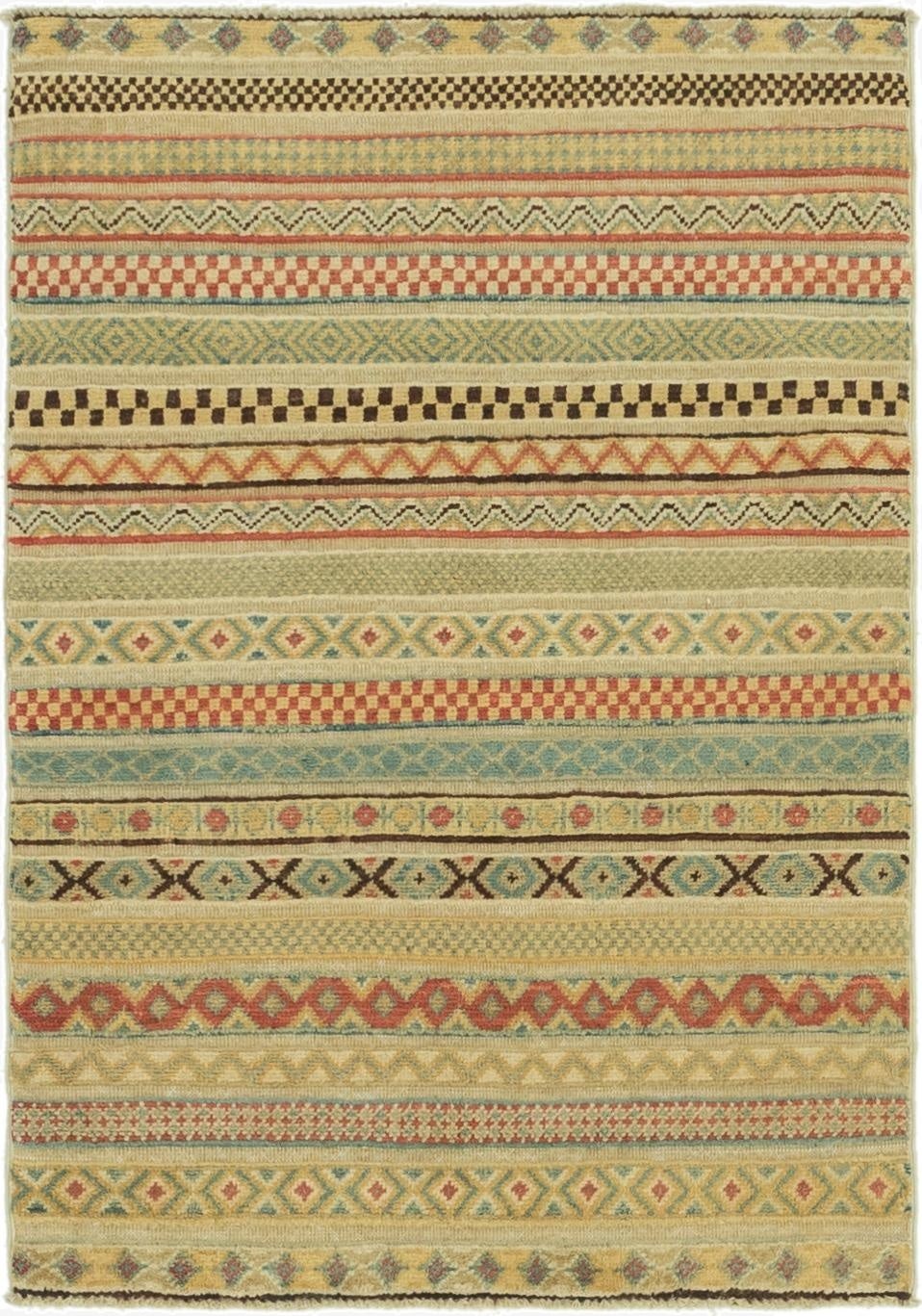 2' 9 x 4'  Hand Knotted Modern Ziegler Rug