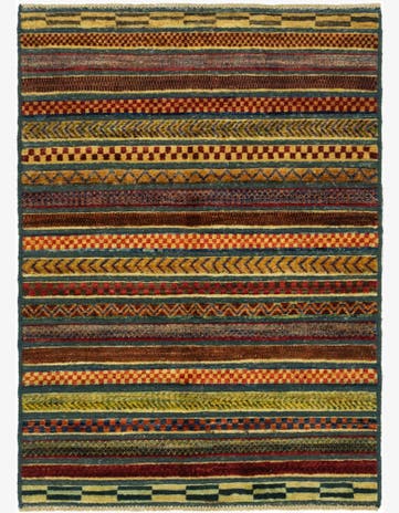 3' x 4' 1 Hand Knotted Modern Ziegler Rug