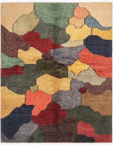 5' 10 x 7' 6 Hand Knotted Modern Ziegler Rug