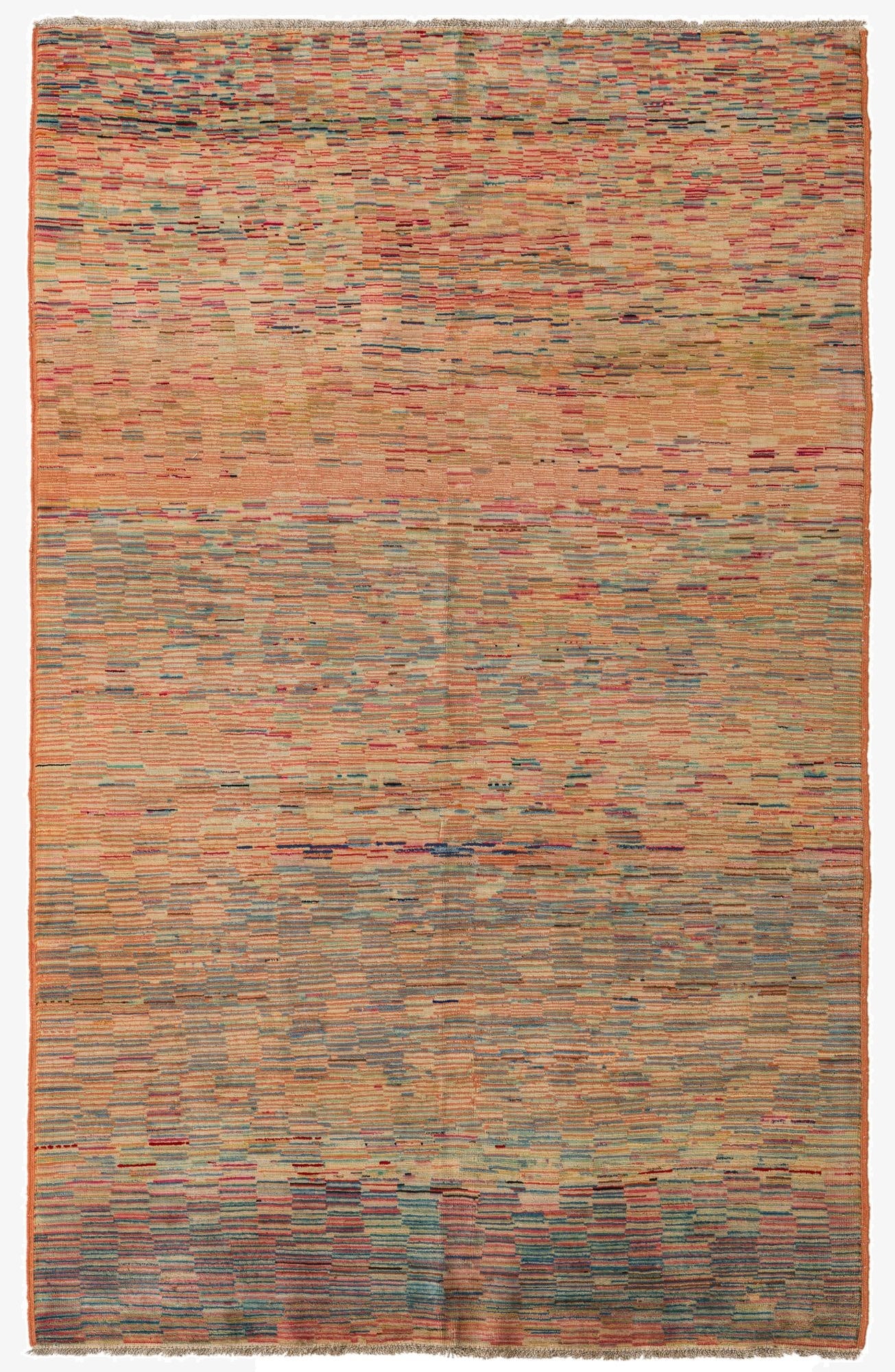 4' 8 x 7' 6  Hand Knotted Modern Ziegler Rug