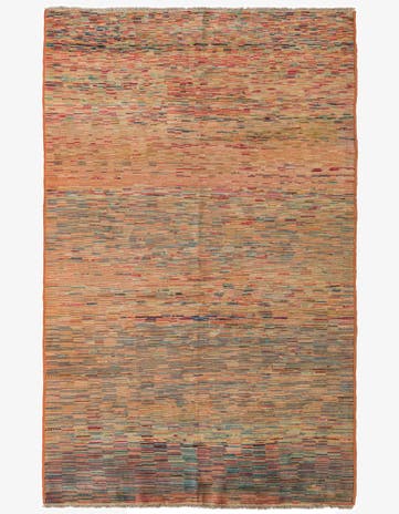 4' 8 x 7' 6 Hand Knotted Modern Ziegler Rug