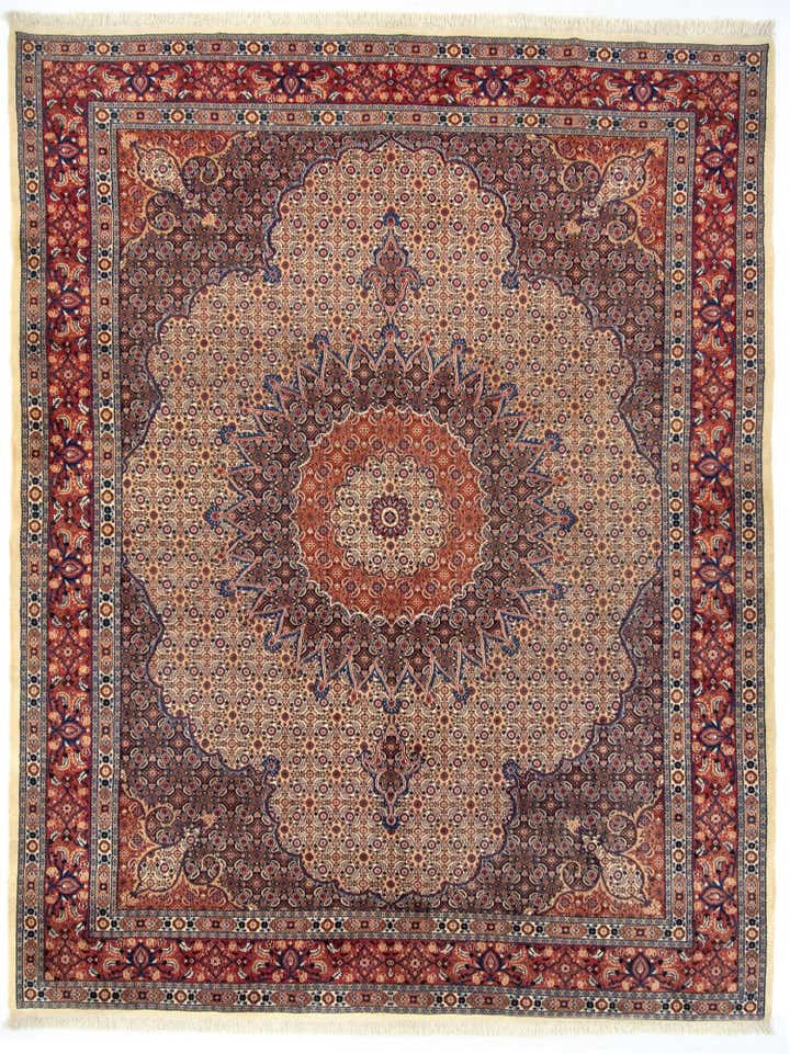 300cm x 380cm Noué main Mood Tapis Persan Laine
