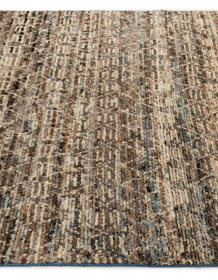 Detail image of 4' 10 x 6' 9  Hand Knotted Moroccan Wool Rug