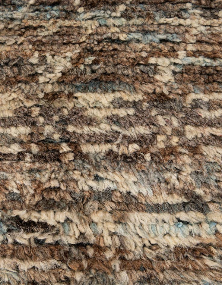 Detail image of 4' 10 x 6' 9  Hand Knotted Moroccan Wool Rug