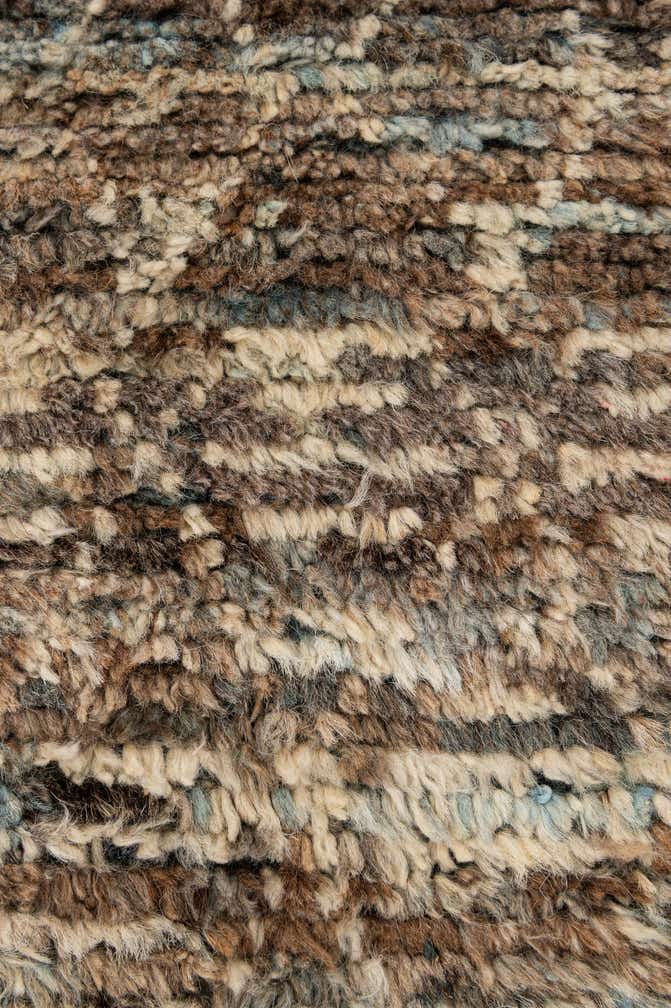 4' 10 x 6' 9 Hand Knotted Moroccan Wool Rug