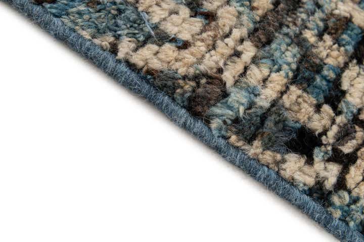 5' x 8' 4 Hand Knotted Moroccan Wool Rug