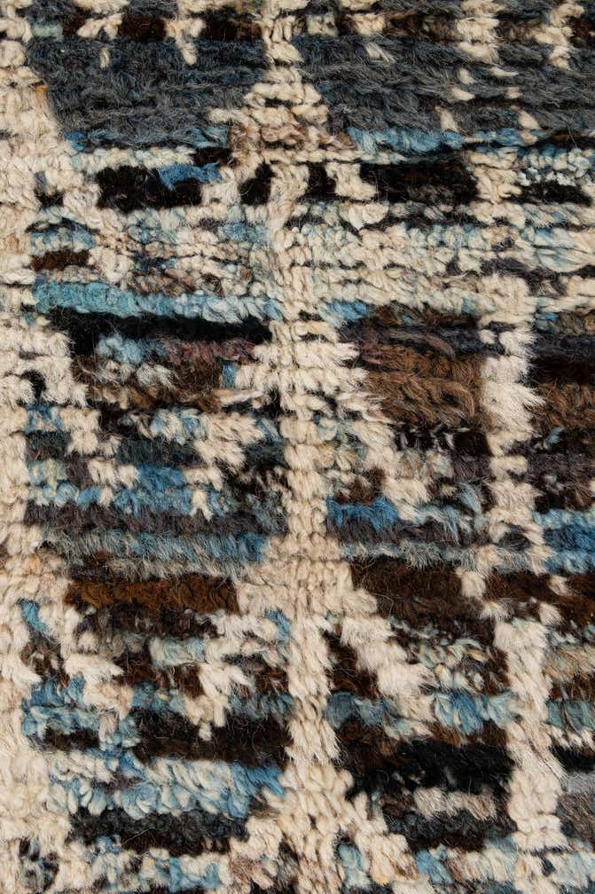 5' x 8' 4 Hand Knotted Moroccan Wool Rug
