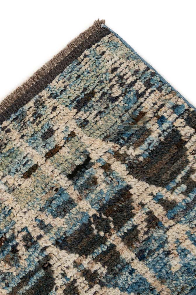5' x 8' 4 Hand Knotted Moroccan Wool Rug
