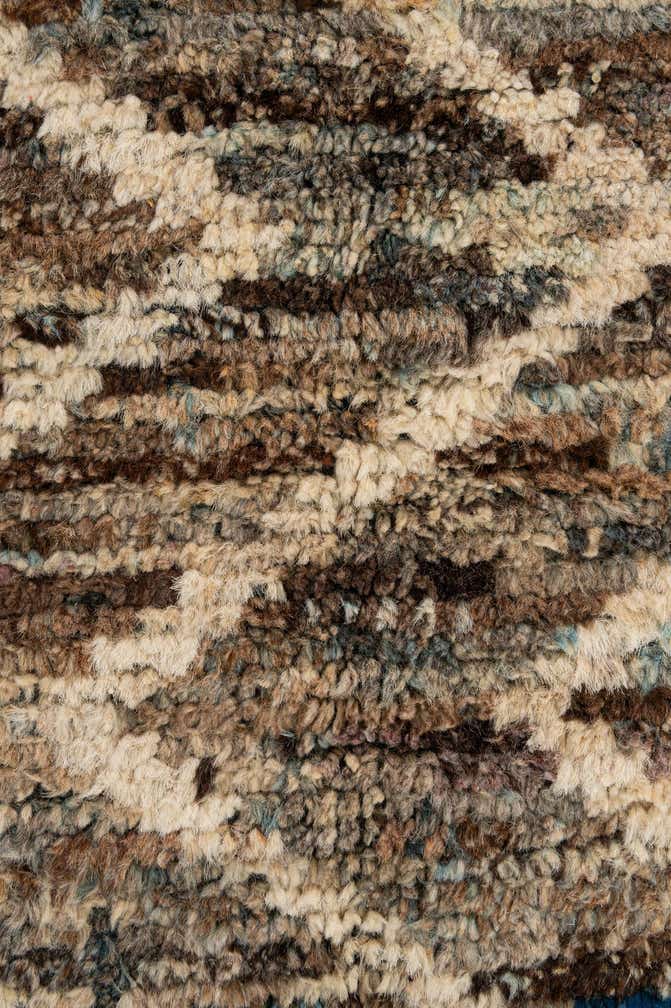 5' 3 x 6' 3 Hand Knotted Moroccan Wool Rug