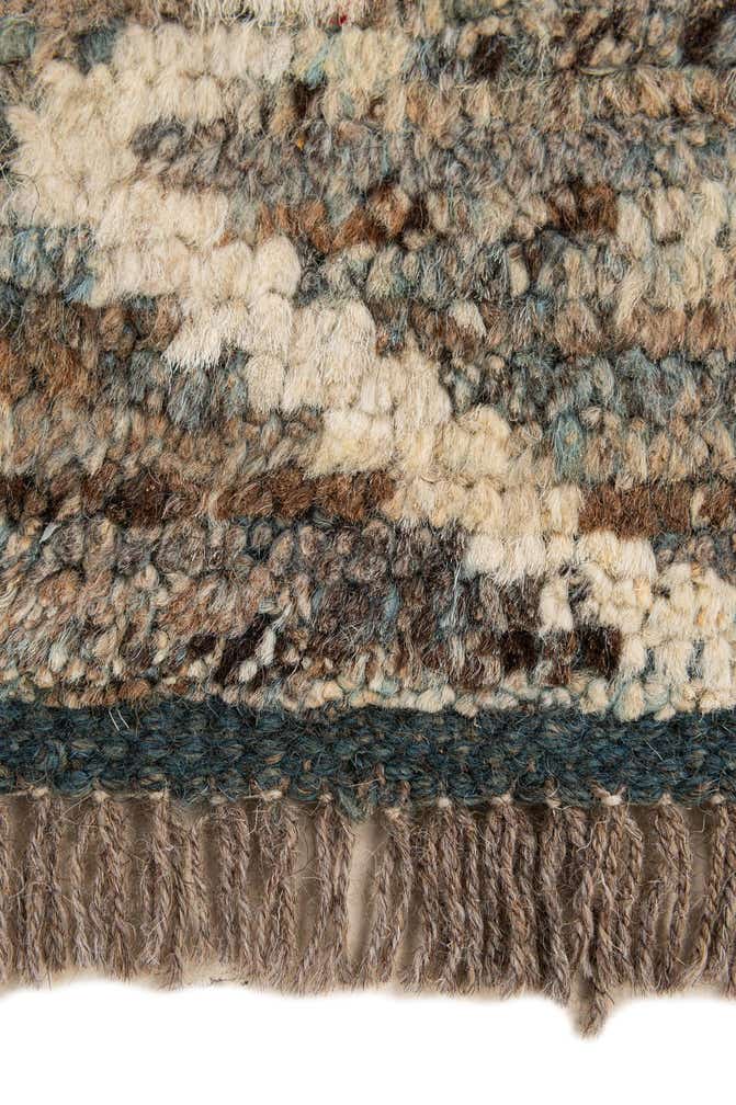 5' 3 x 6' 3 Hand Knotted Moroccan Wool Rug