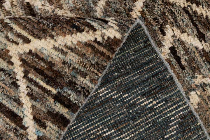 5' 3 x 6' 3 Hand Knotted Moroccan Wool Rug