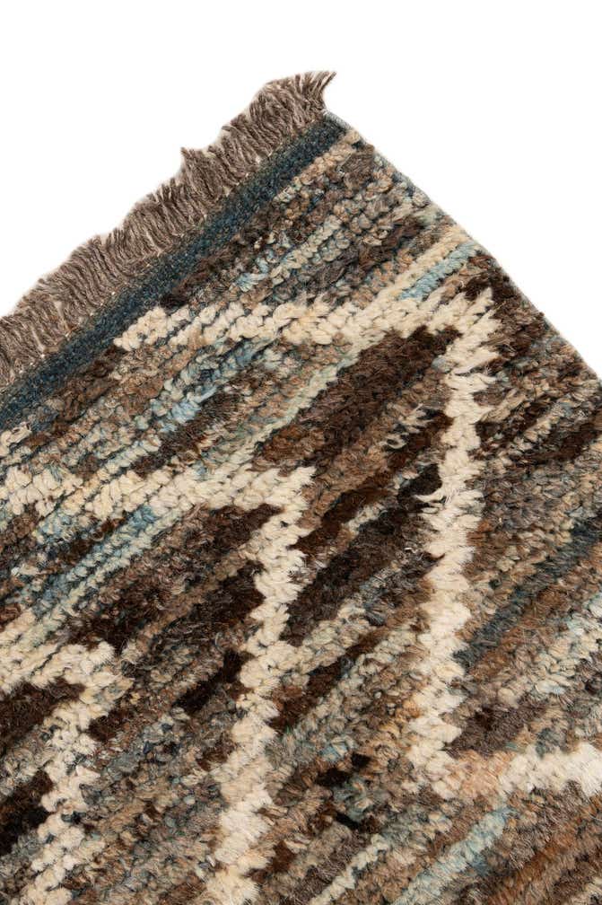 5' 3 x 6' 3 Hand Knotted Moroccan Wool Rug