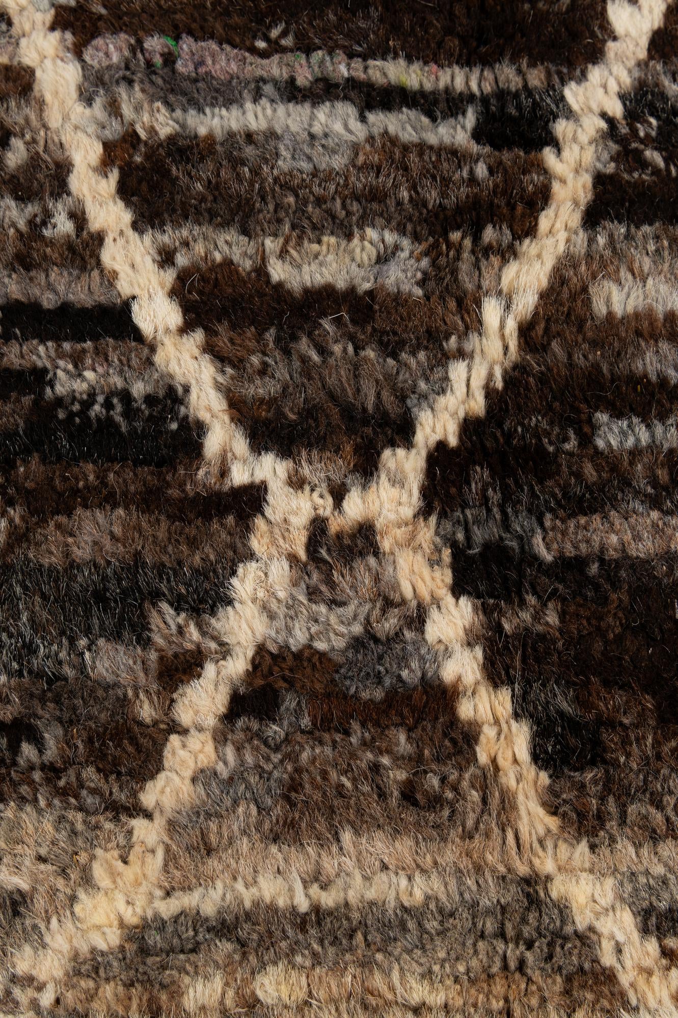 5' 2 x 6' 5 Hand Knotted Moroccan Wool Rug