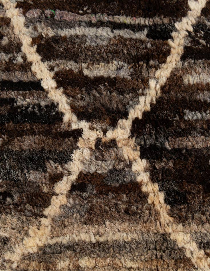 Detail image of 5' 2 x 6' 5  Hand Knotted Moroccan Wool Rug