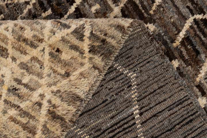 5' 2 x 6' 5 Hand Knotted Moroccan Wool Rug