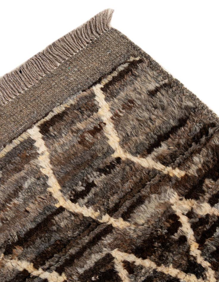 Detail image of 5' 2 x 6' 5  Hand Knotted Moroccan Wool Rug