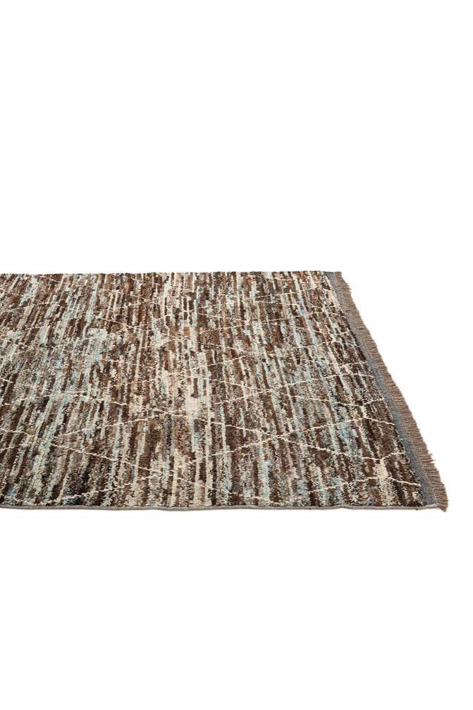 5' 3 x 7' 6 Hand Knotted Moroccan Wool Rug