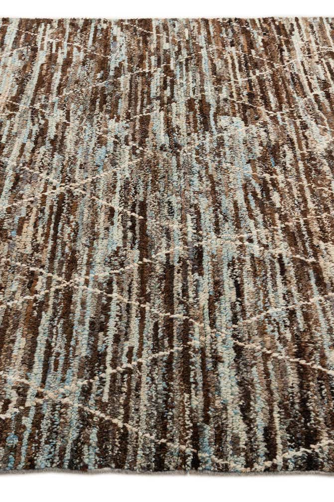 5' 3 x 7' 6 Hand Knotted Moroccan Wool Rug