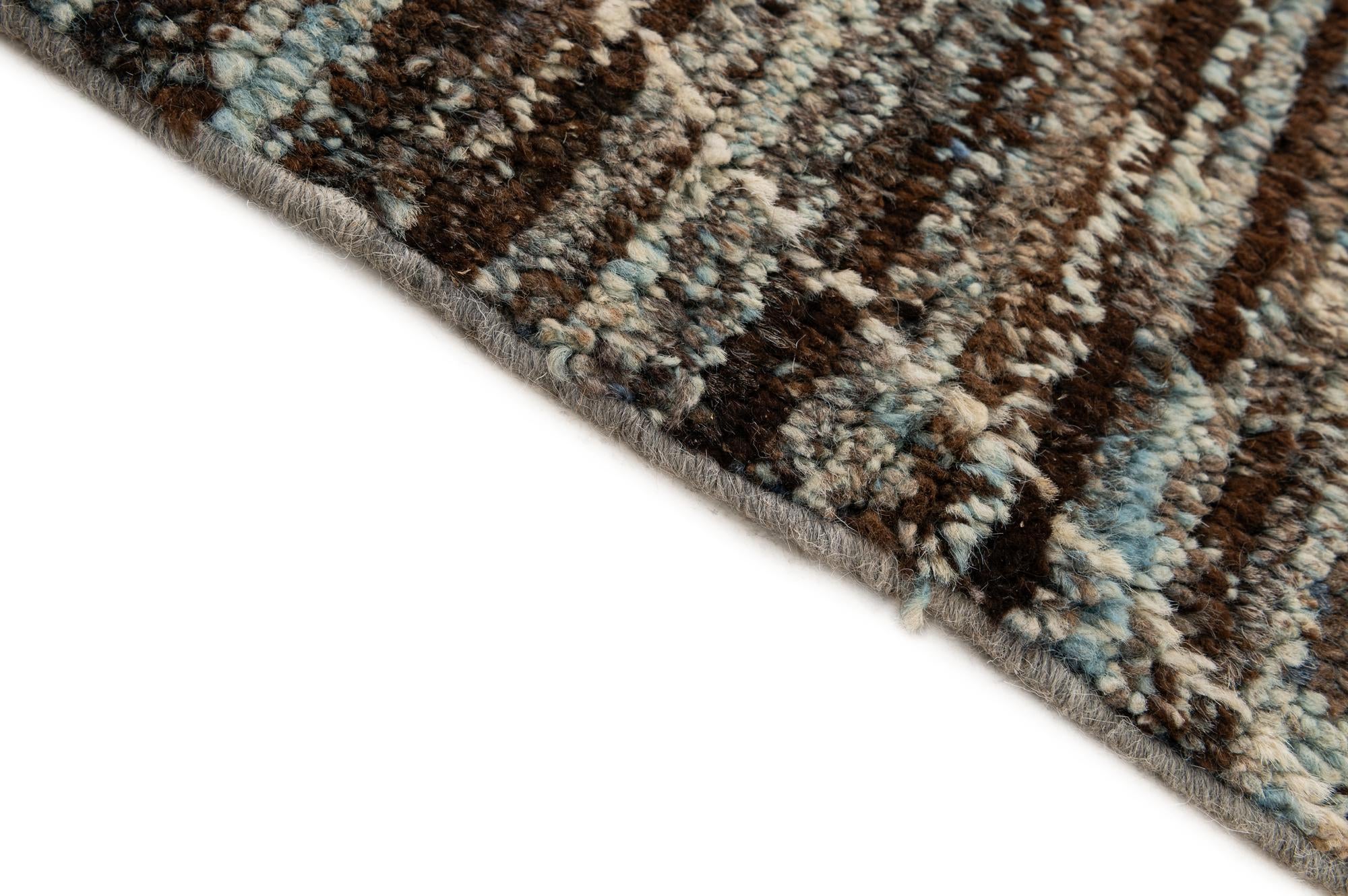 5' 3 x 7' 6 Hand Knotted Moroccan Wool Rug