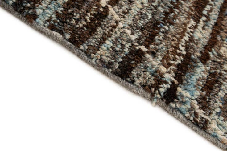 Detail image of 5' 3 x 7' 6 Hand Knotted Moroccan Wool Rug