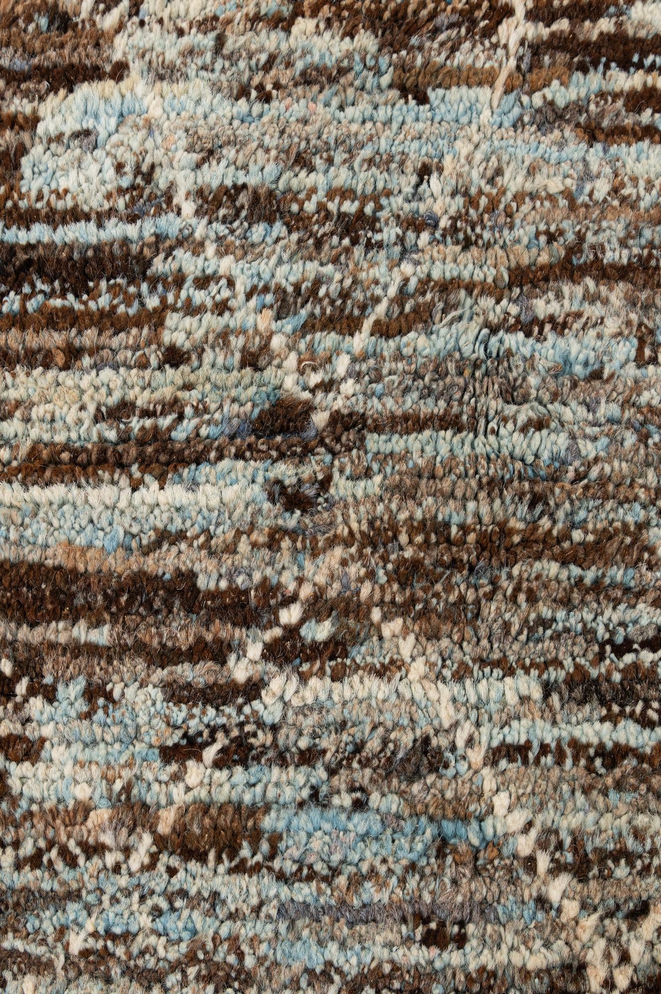 5' 3 x 7' 6 Hand Knotted Moroccan Wool Rug