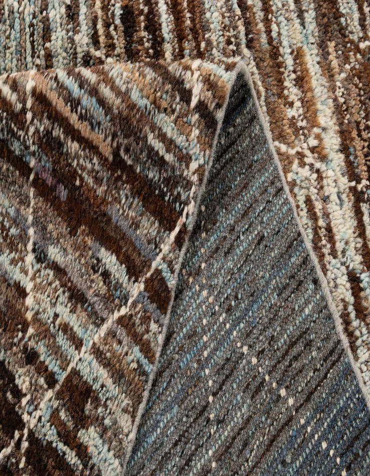 Detail image of 5' 3 x 7' 6  Hand Knotted Moroccan Wool Rug