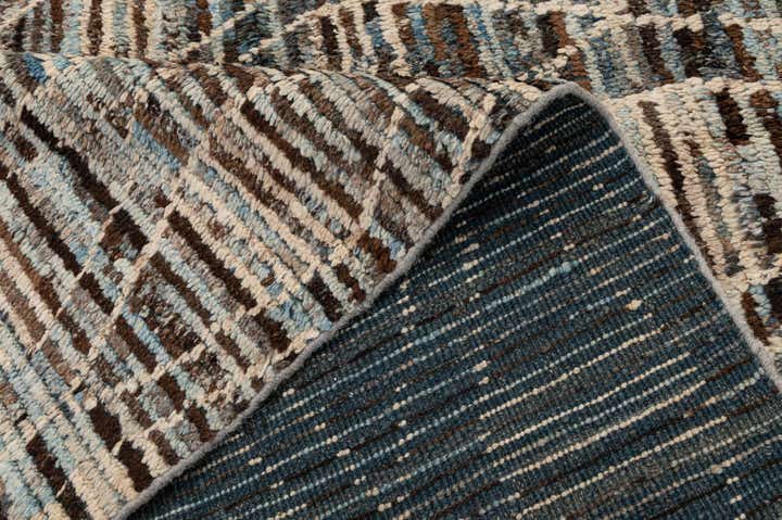 5' 6 x 8' Hand Knotted Moroccan Wool Rug