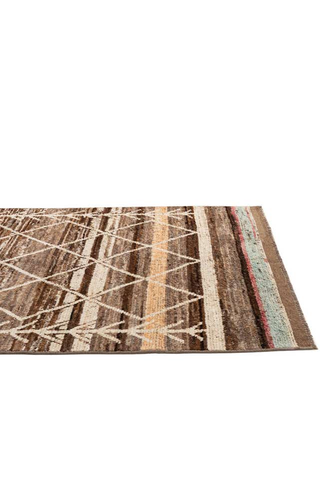 5' 4 x 8' 3 Hand Knotted Moroccan Wool Rug