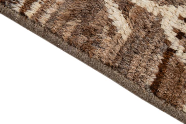 Detail image of 5' 4 x 8' 3 Hand Knotted Moroccan Wool Rug