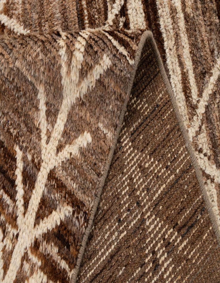 Detail image of 5' 4 x 8' 3  Hand Knotted Moroccan Wool Rug