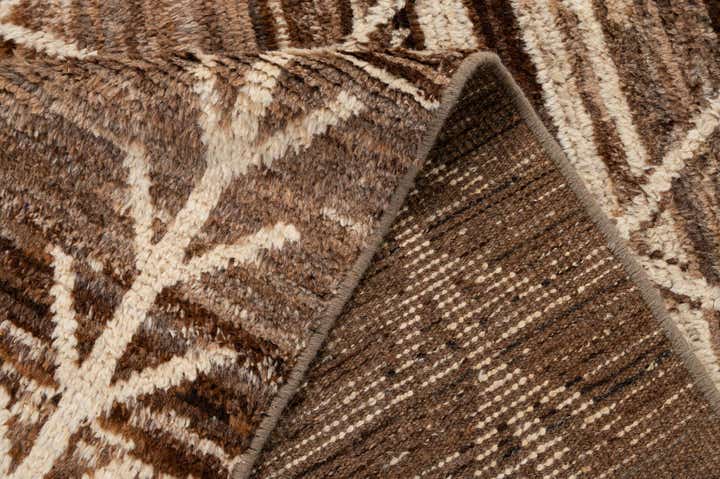 5' 4 x 8' 3 Hand Knotted Moroccan Wool Rug