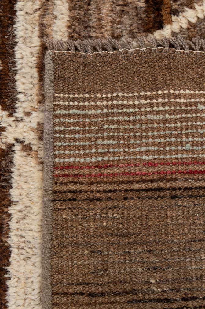 5' 4 x 8' 3 Hand Knotted Moroccan Wool Rug