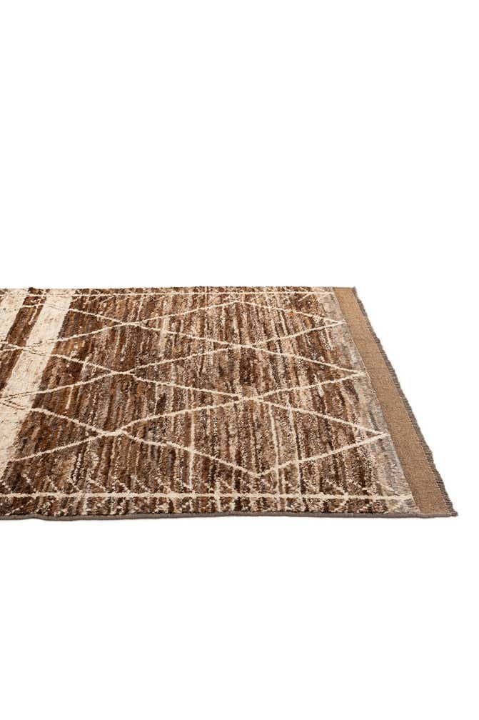 5' 5 x 8' Hand Knotted Moroccan Wool Rug