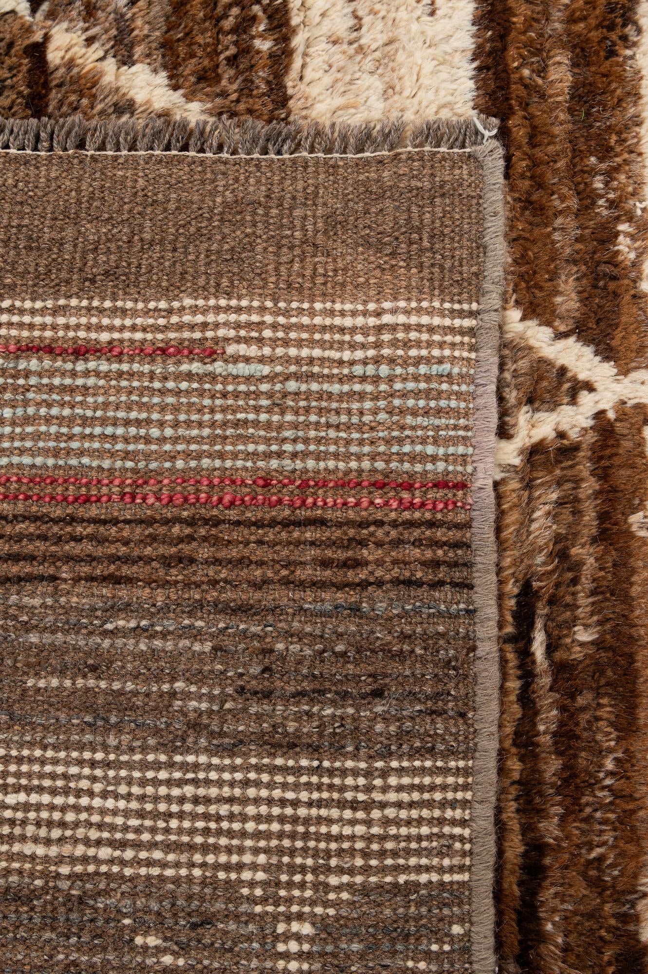 5' 5 x 8' Hand Knotted Moroccan Wool Rug