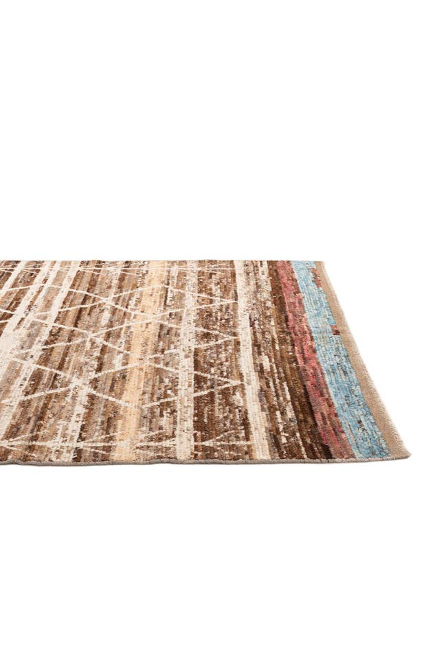 Detail image of 5' 7 x 7' 10 Hand Knotted Moroccan Wool Rug