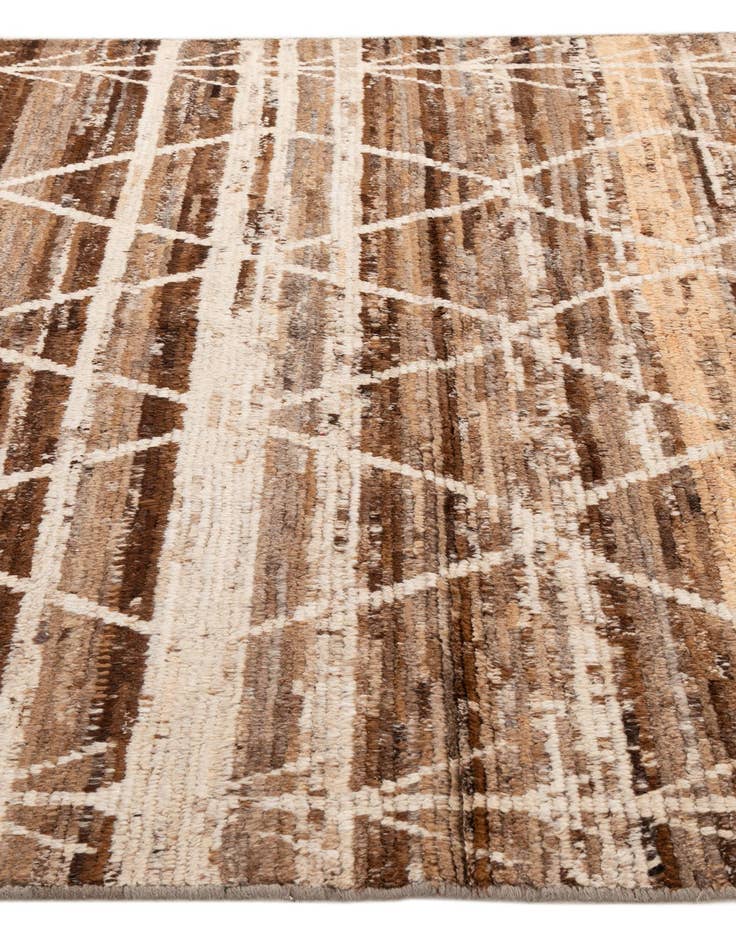 Detail image of 5' 7 x 7' 10  Hand Knotted Moroccan Wool Rug