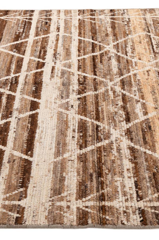 Detail image of 5' 7 x 7' 10 Hand Knotted Moroccan Wool Rug