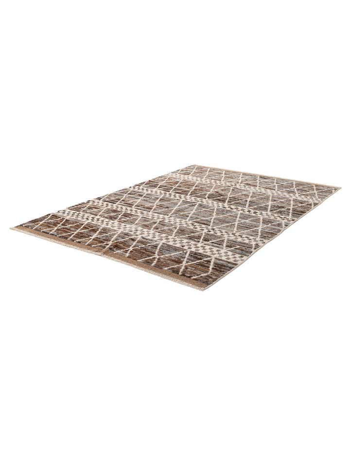 5' 7 x 7' 11 Hand Knotted Moroccan Wool Rug