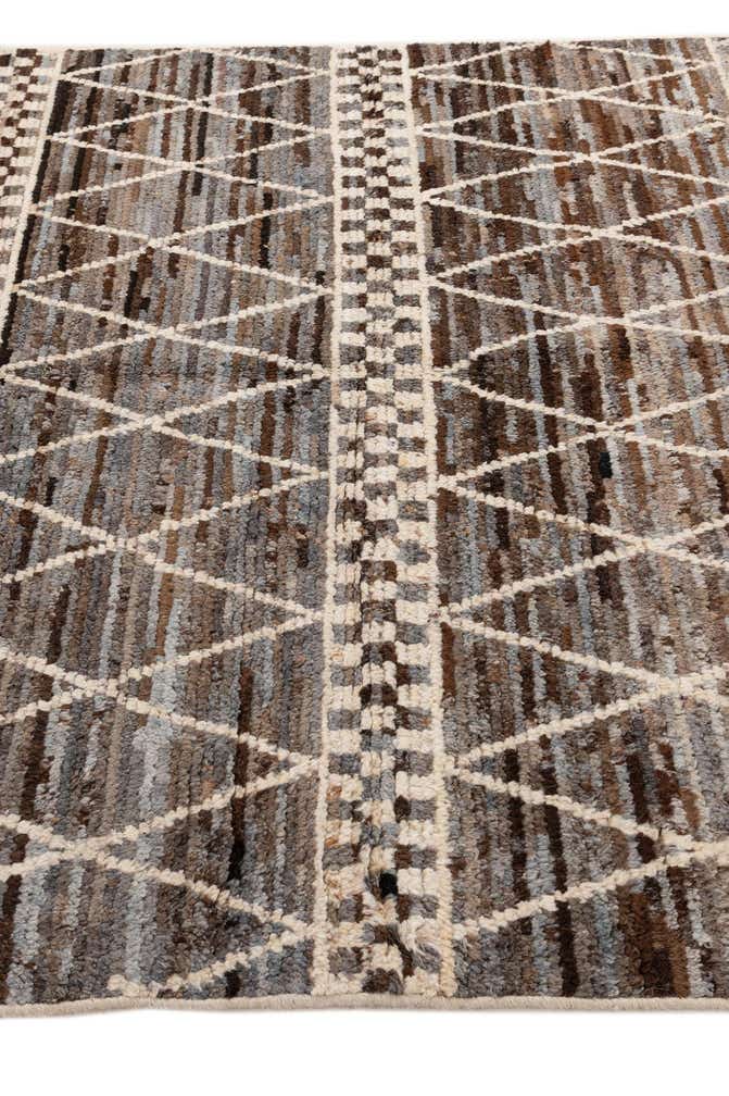 5' 7 x 7' 11 Hand Knotted Moroccan Wool Rug