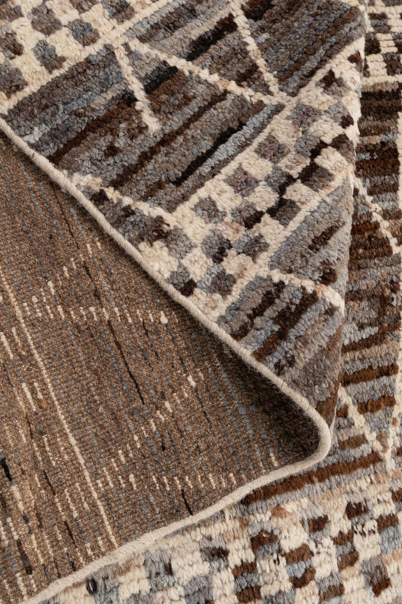 5' 7 x 7' 11 Hand Knotted Moroccan Wool Rug