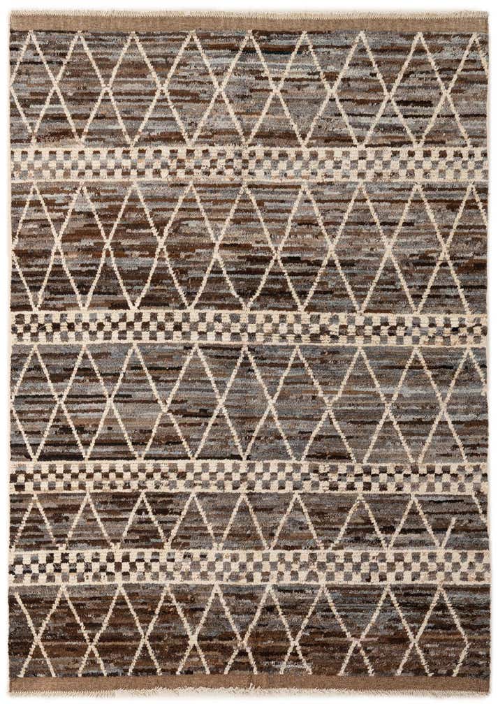 5' 7 x 7' 11 Hand Knotted Moroccan Wool Rug