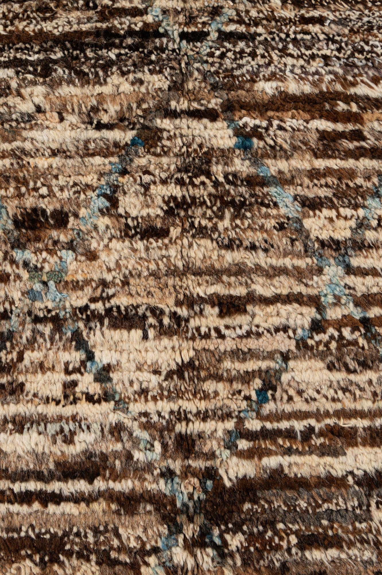 5' 10 x 7' 9 Hand Knotted Moroccan Wool Rug