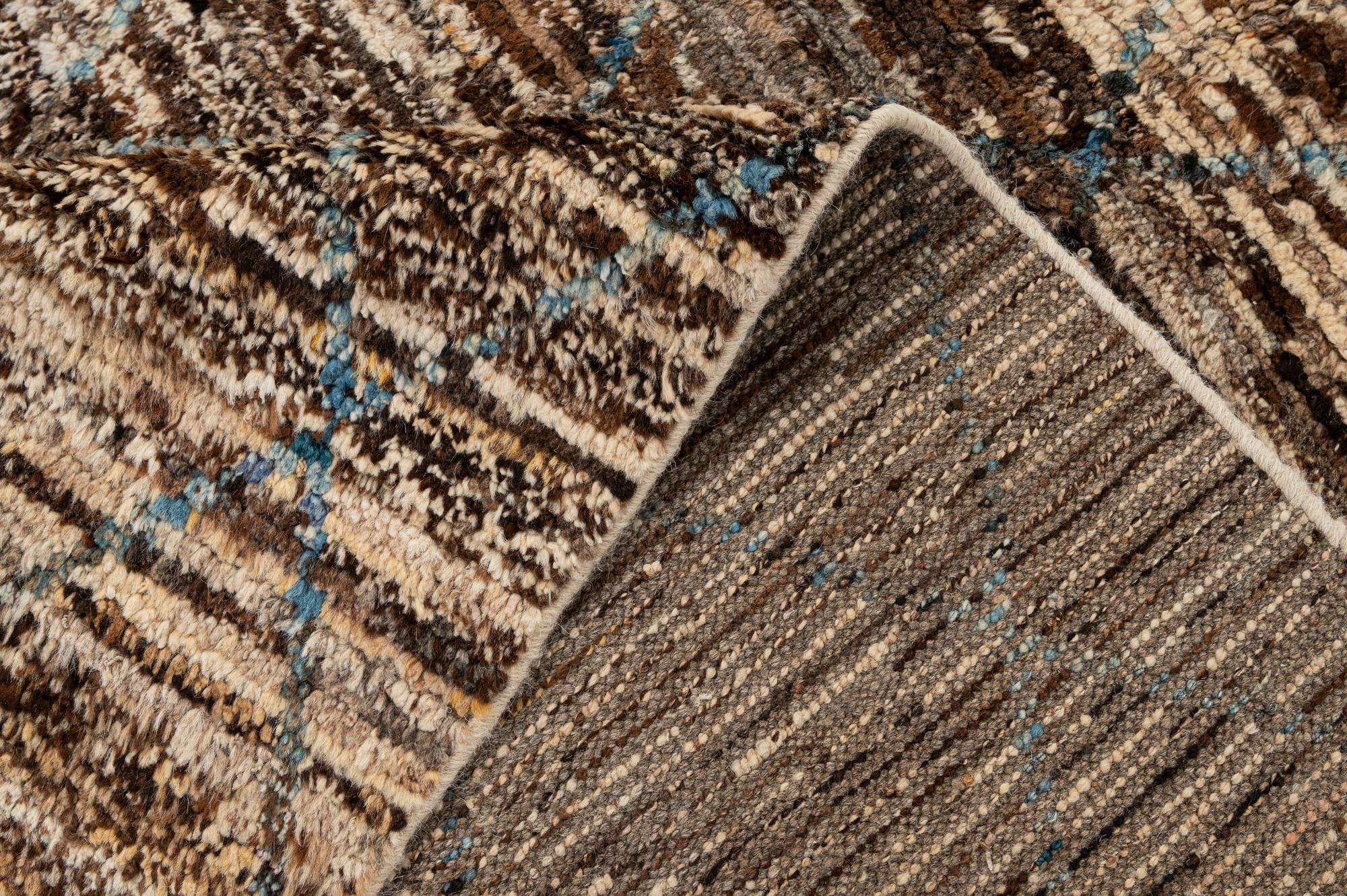 5' 10 x 7' 9 Hand Knotted Moroccan Wool Rug