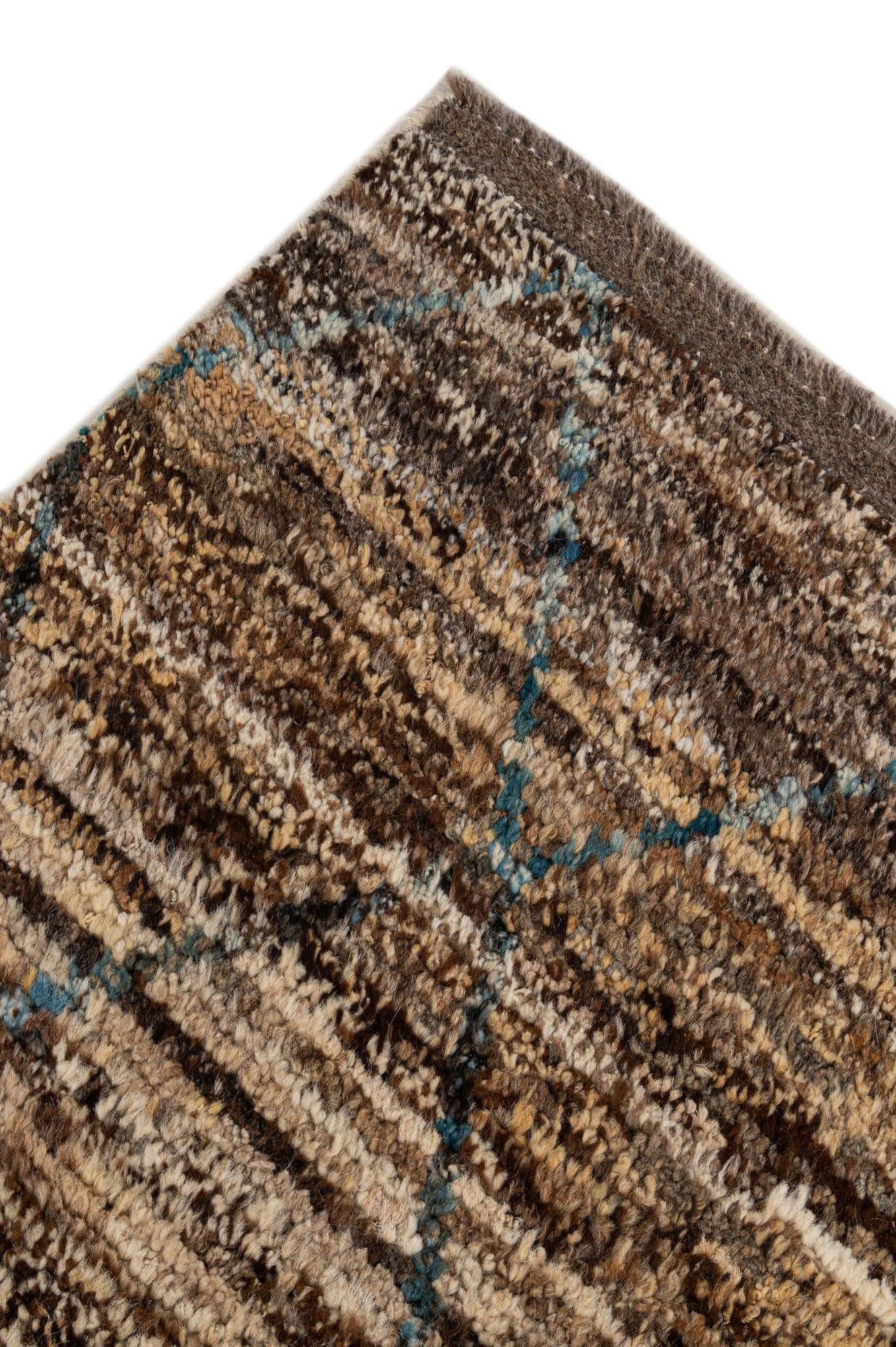 5' 10 x 7' 9 Hand Knotted Moroccan Wool Rug