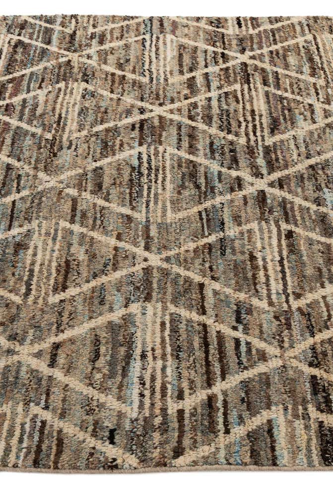 5' 8 x 7' 9 Hand Knotted Moroccan Wool Rug