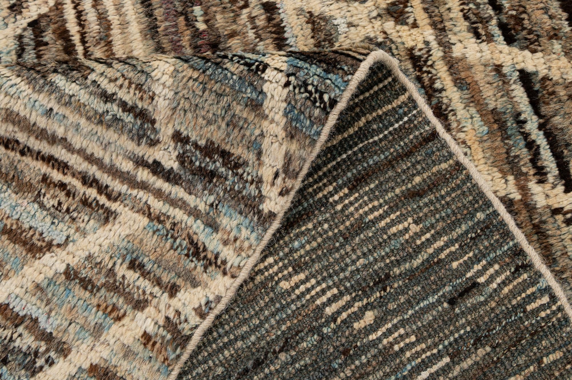 5' 8 x 7' 9 Hand Knotted Moroccan Wool Rug