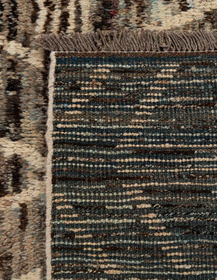 Detail image of 5' 8 x 7' 9  Hand Knotted Moroccan Wool Rug