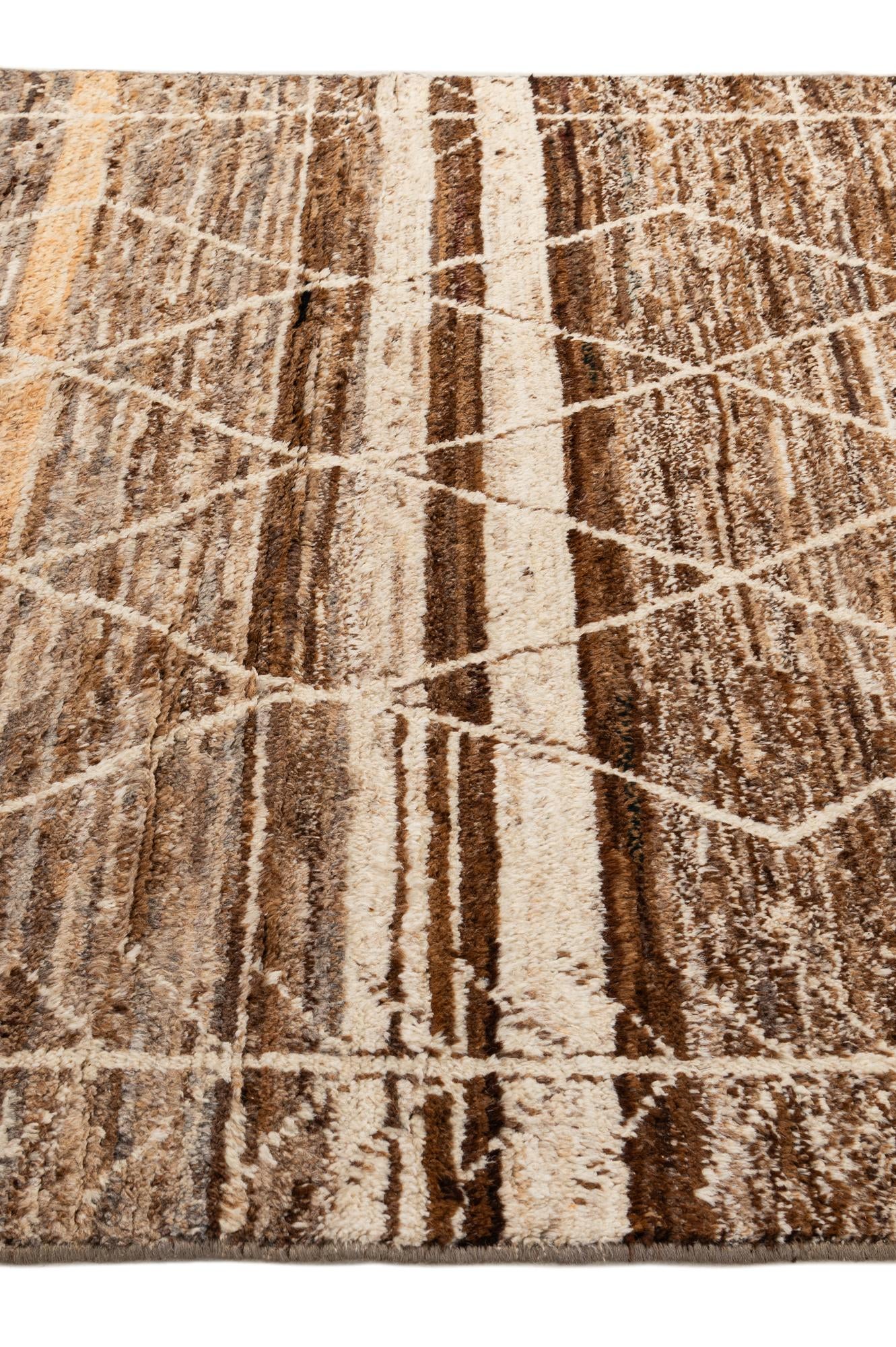 5' 8 x 8' 3 Hand Knotted Moroccan Wool Rug
